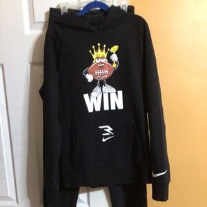 Nike R 3 Brand black sweatsuit size large